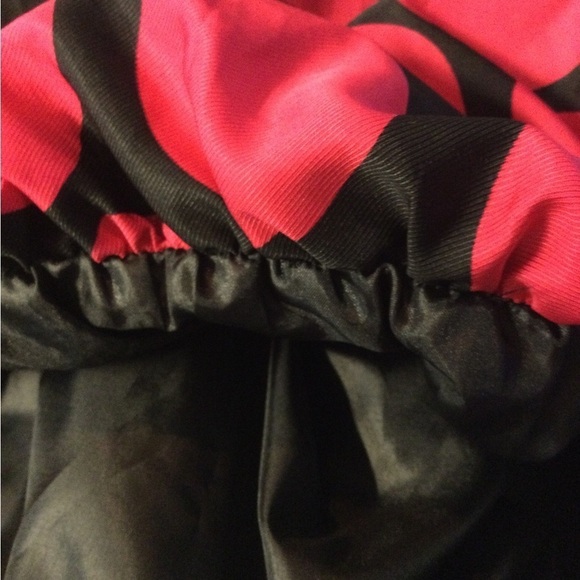 Rare Y2K Gossip Girl Party Dress Charlotte Russe Red Black Polka Dot Strapless - Picture 7 of 11